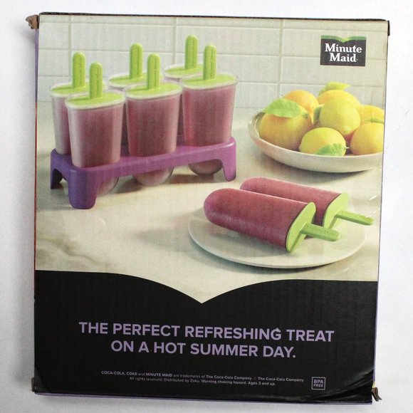 2 Boxes (6 Each = 12) Minute Maid Ice Pop Molds in Unopened Box - Picture 6 of 6